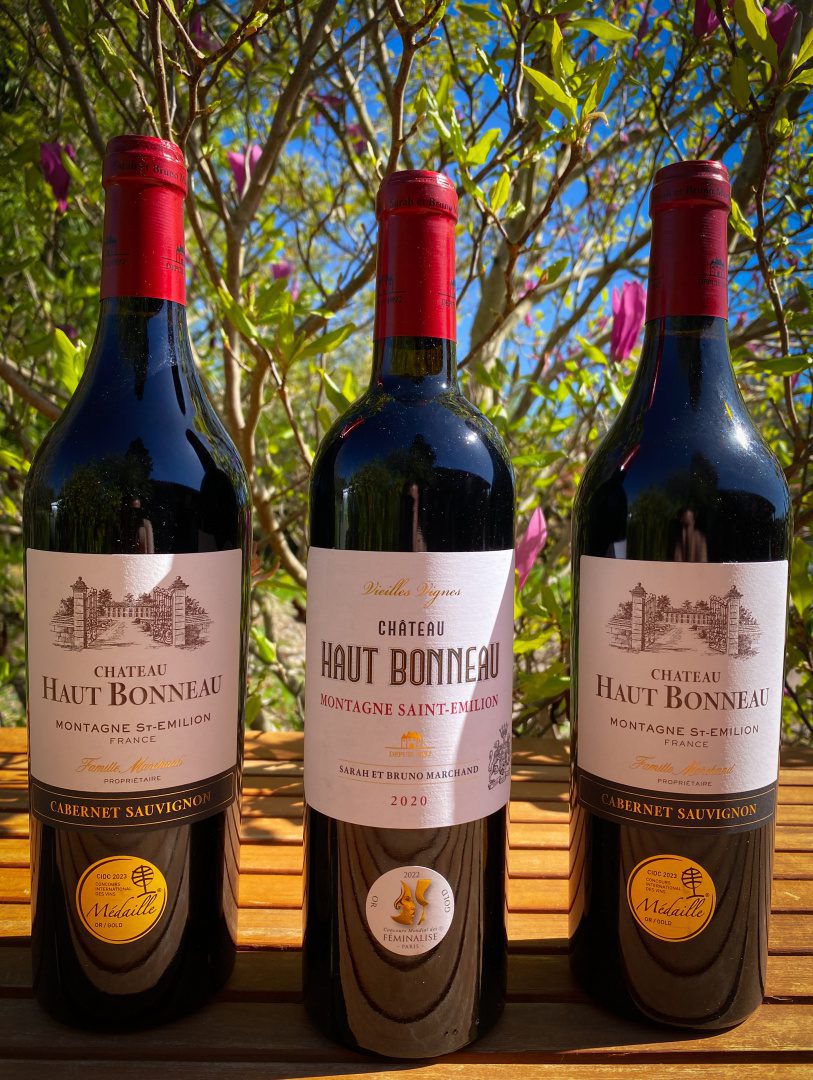 Červené víno Château Haut Bonneau Montagne Saint-Émilion 2022 -14% vol. - 750 ml - Image 2