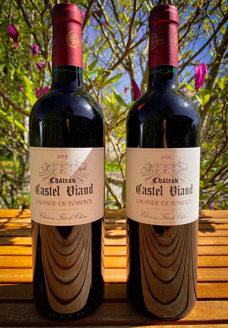 Červené víno Château Castel viaud Lalande-de-Pomerol 2018 - 13,5% vol. - 750 ml - Obrázek 2