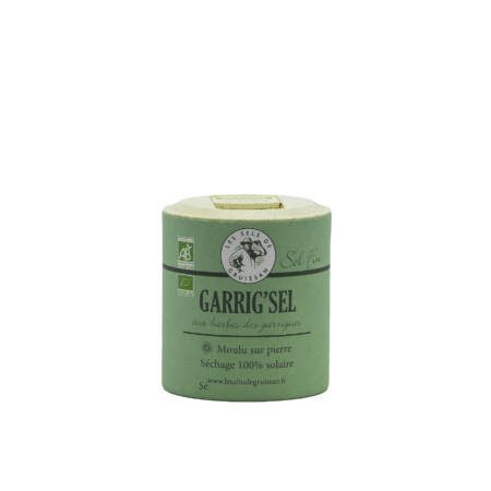 Gruissan – Sůl Garrig´sel – obohacená o BIO bylinky -Solnička- 250g