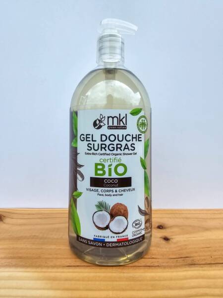 MKL - BIO Sprchový gel s kokosovým olejem - na tělo, obličej i vlasy -1l