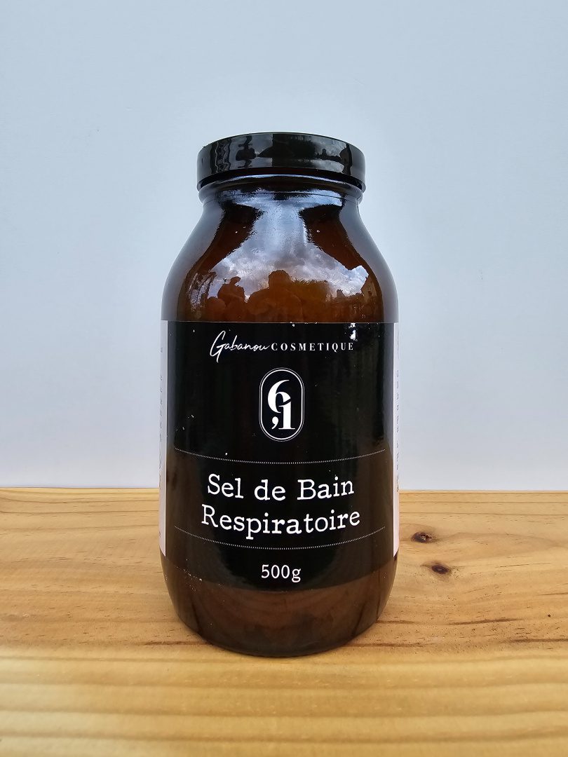 Gabanou COSMETIQUE - Sůl do koupele – Dýchací cesty (respirační) – 500g