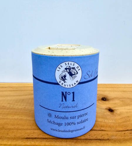 Gruissan – Sel Fin N°1–  100% přírodní mořská sůl -Solnička- 250g
