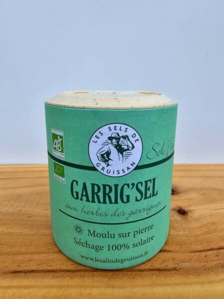 Gruissan – Sůl Garrig´sel – obohacená o BIO bylinky -Solnička- 250g