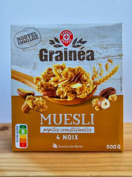 Grainéa Muesli - 4 druhy oříšků - 500g