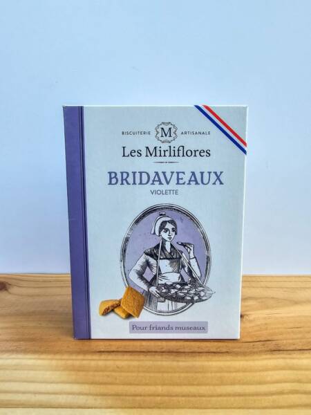 Sušenky s příchutí aroma fialek – Les Mirliflores – 160g