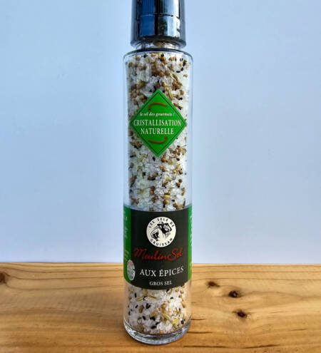 Gruissan – 100% přírodní mořská sůl s příměsí BYLIN -Mlýnek- 250g