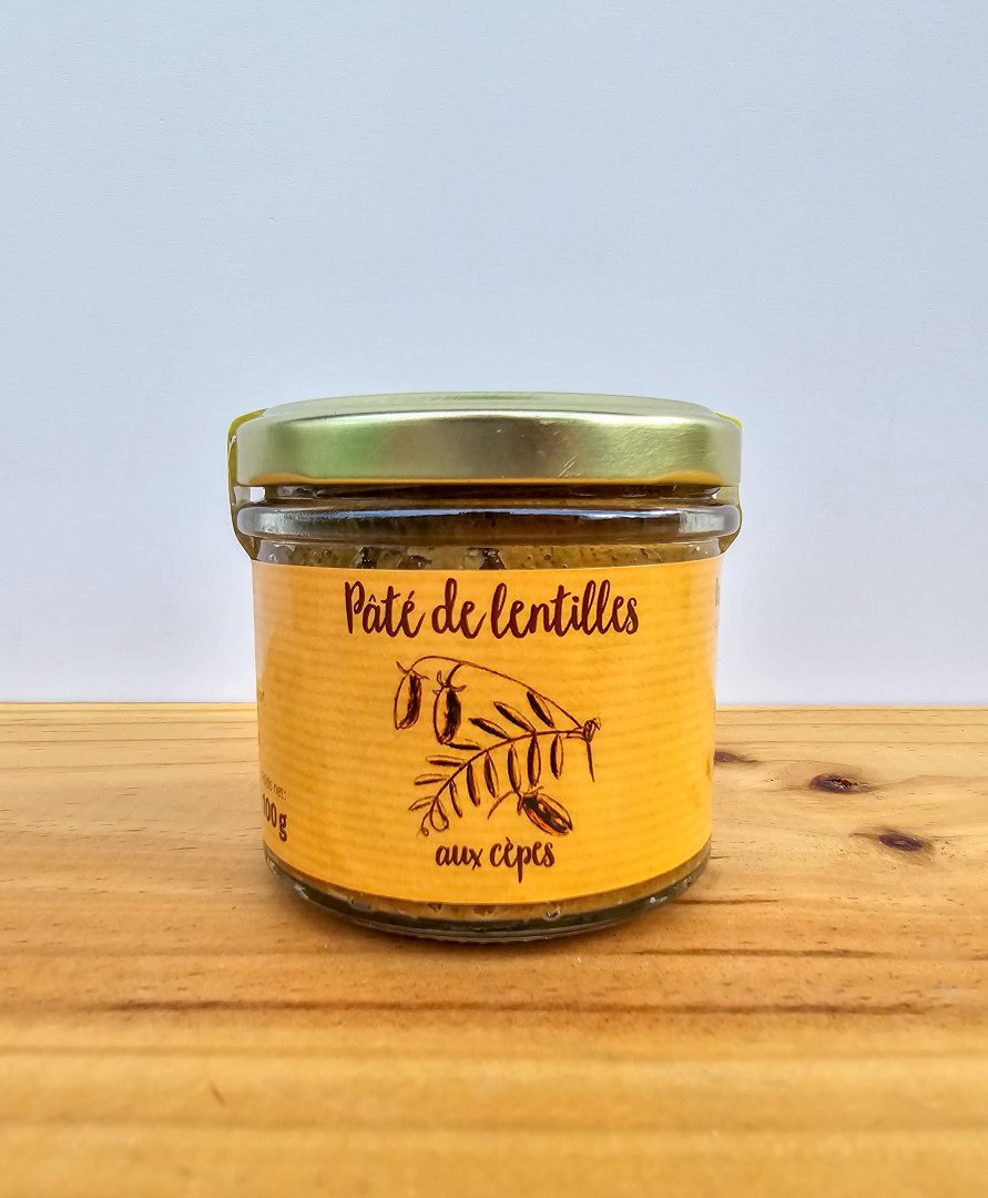 Farmářská zeleninová pomazánka - Čočka s hřiby 100 g