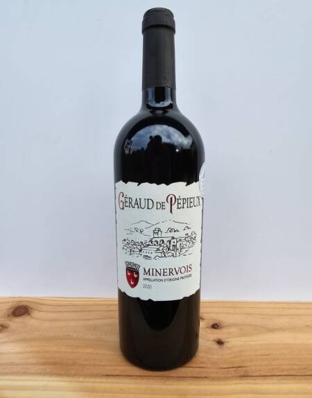 Červené víno Géraud de Pépieux Minervois AOP 2020 - 13,5% vol. - 750 ml
