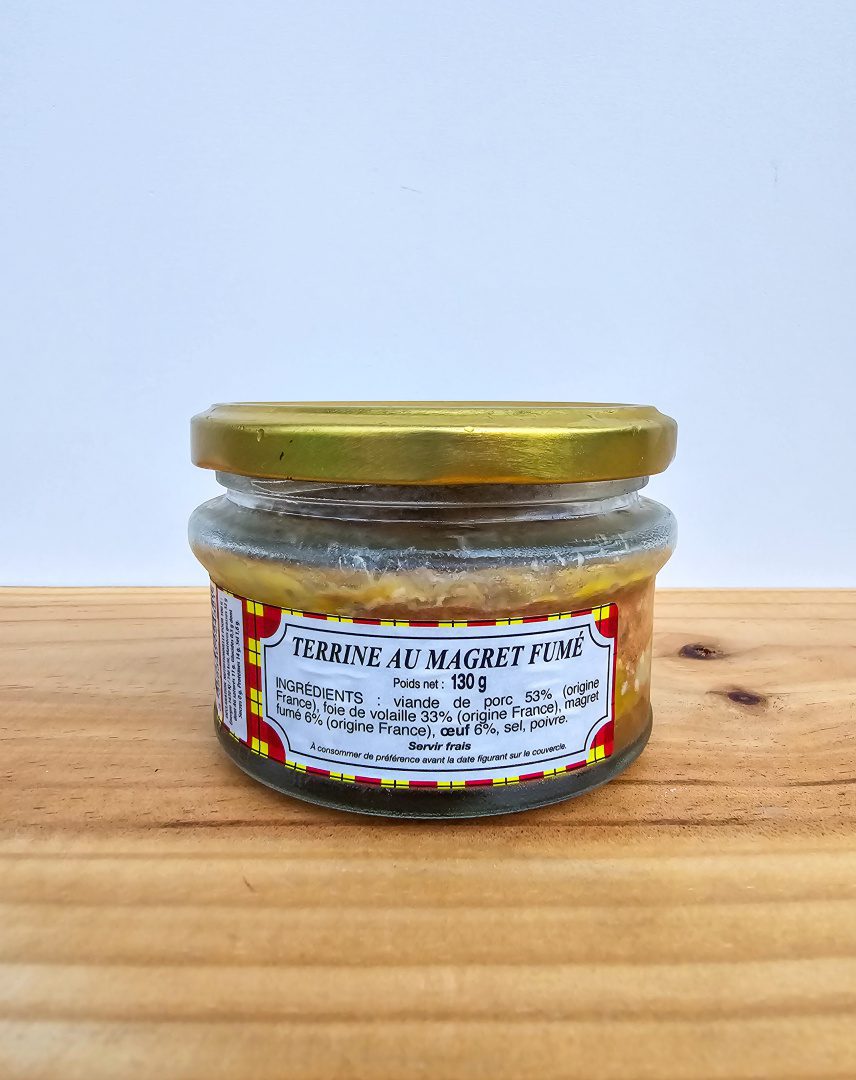 Terina z uzeného kachního prsa – ve skle - 130g