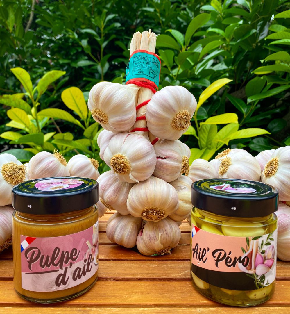 Čerstvý, růžový česnek –Lutrec– 500g - Obrázek 2