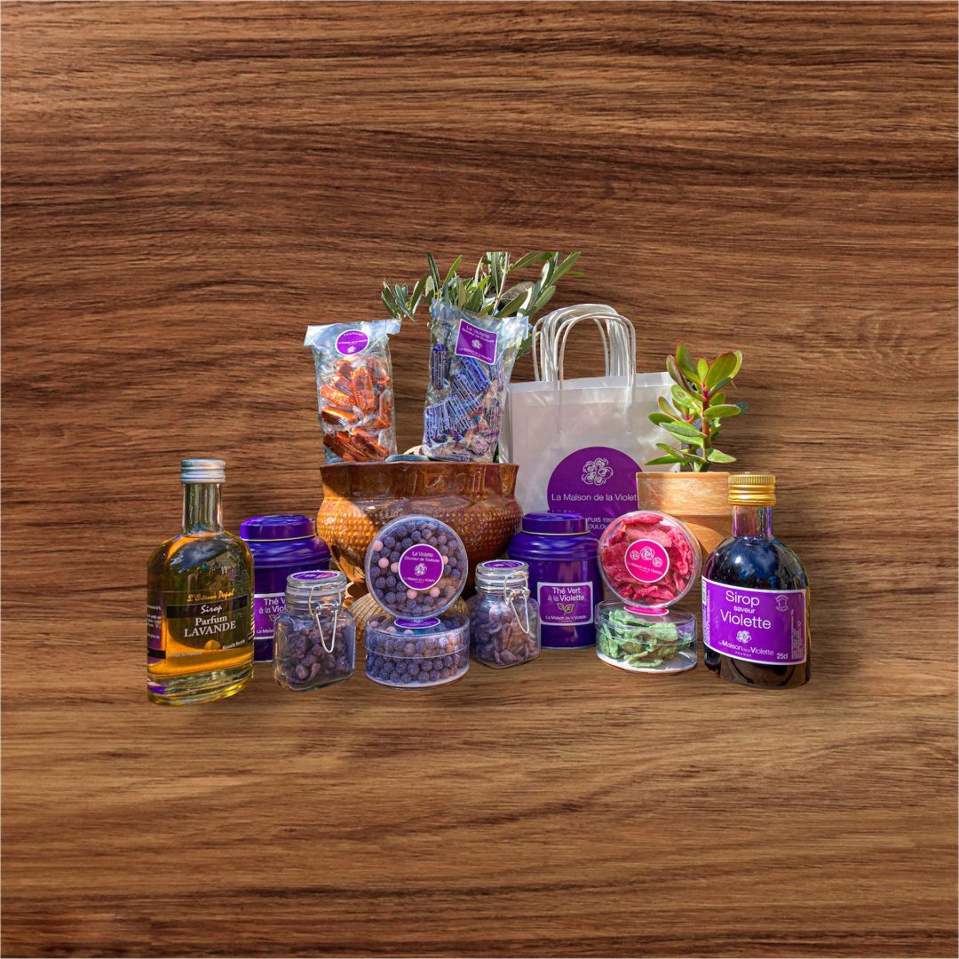 Pralinkové bonbóny z listového těsta “Oranžové cihličky” Violette –165g - Obrázek 2
