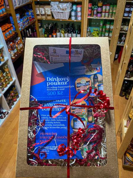 Dárkový balíček s dárkovým kuponem