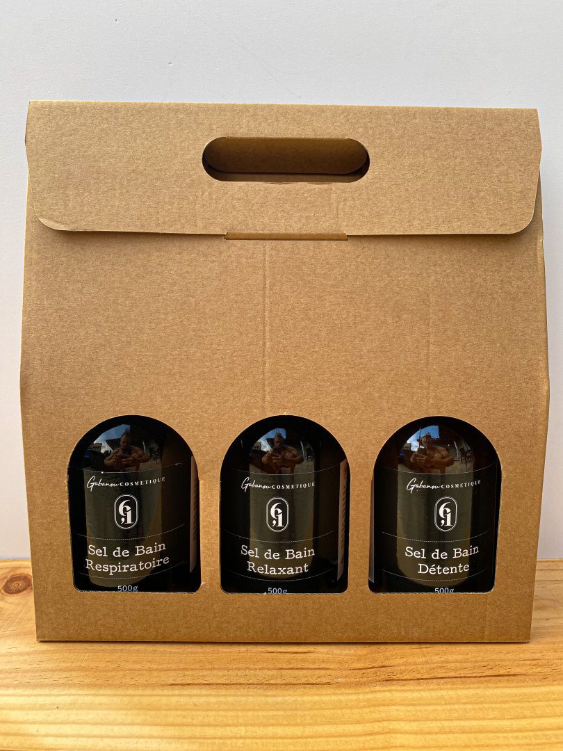 Dárkový balíček - Tři zdravé mořské soli do koupele
