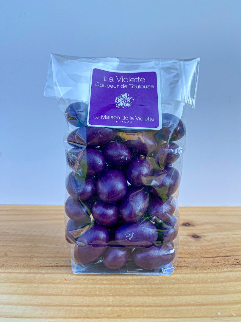 Čokoládové dražé s aroma z fialek - 150g