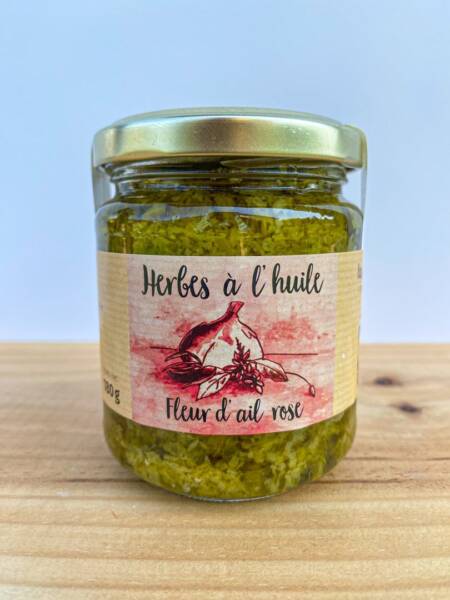 Bylinky v oleji - Růžový česnekový květ 180 g