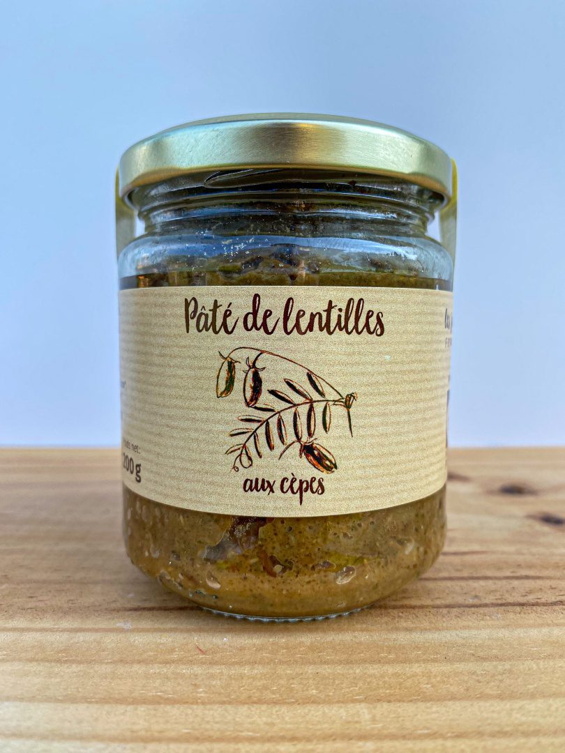 Farmářská zeleninová pomazánka - Čočka s hřiby 200g