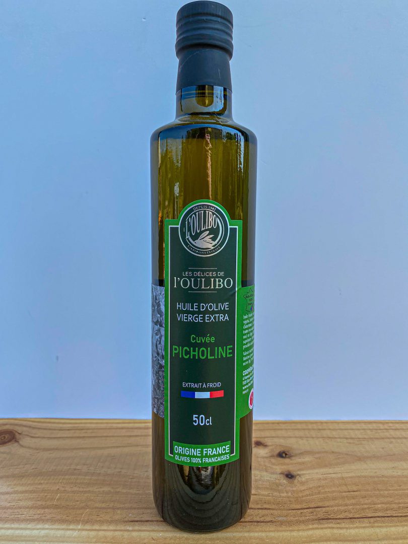 L'Oulibo Cuvée Picholine - Extra panenský olivový olej - Výrazná chuť s tóny čerstvé trávy, zeleného čaje a jemné hořkosti - 500ml