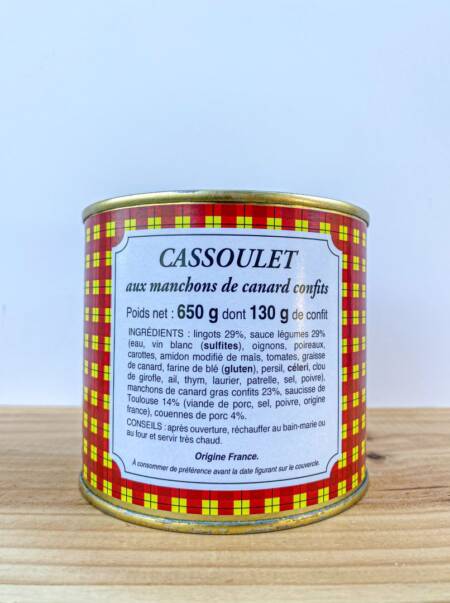 Cassoulet s kandovanými kachními játry - 650 g