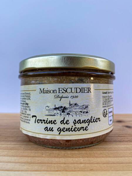 Terina z divočáka s plody jalovce - 180 g