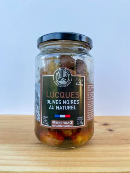 Lucques od L’Oulibo - Přírodní černé olivy - Lucca - 200g