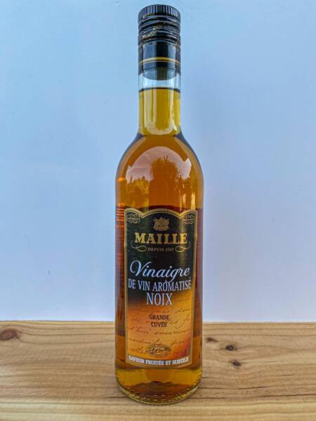 Ocet z bílého vína s příchutí ořechu - MAILLE - 500ml