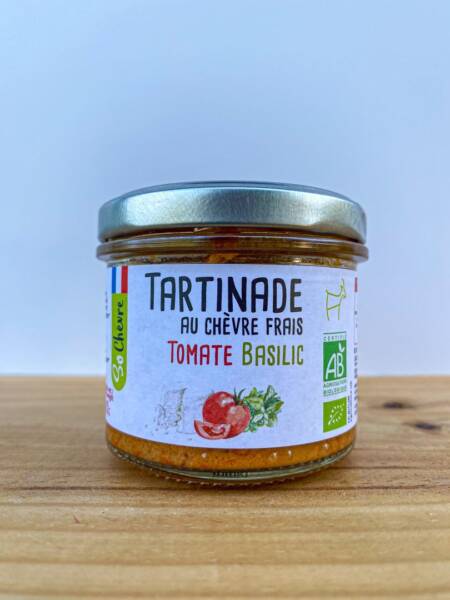 Farmářská pomazánka z čerstvého kozího sýru, rajčat a bazalky - 90 g
