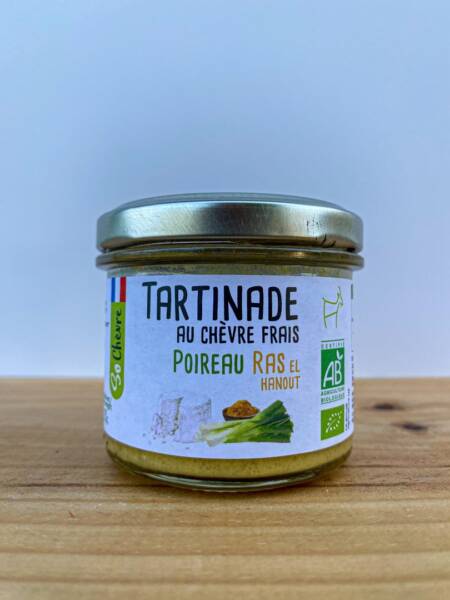 Farmářská pomazánka z čerstvého kozího sýru, pórku a koření Ras el Hanout - 90 g