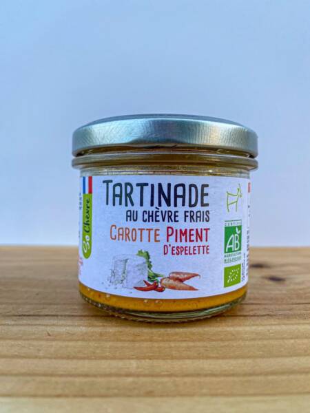 Farmářská pomazánka z čerstvého kozího sýra s mrkví a pepřem - 90 g