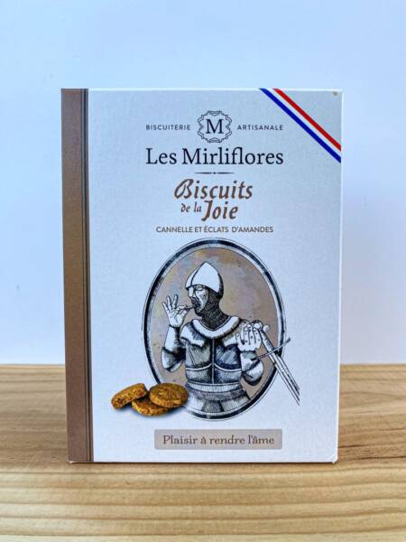 Ručně vyráběné sušenky se skořicí a mandlovými lupínky Les Mirliflores - 160 g