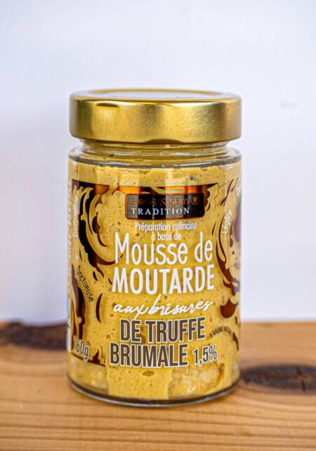 Pěnová hořčice s kousky lanýže 1,5 % - 160g