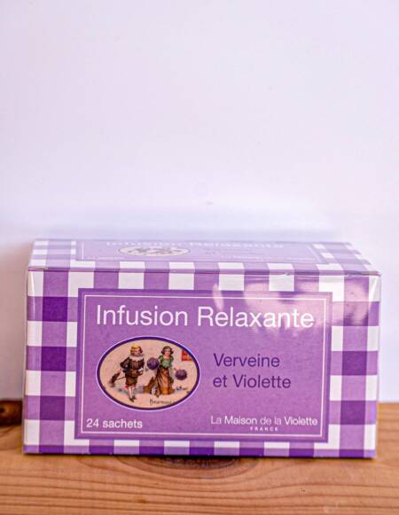 Relaxační fialkový čaj Verbena