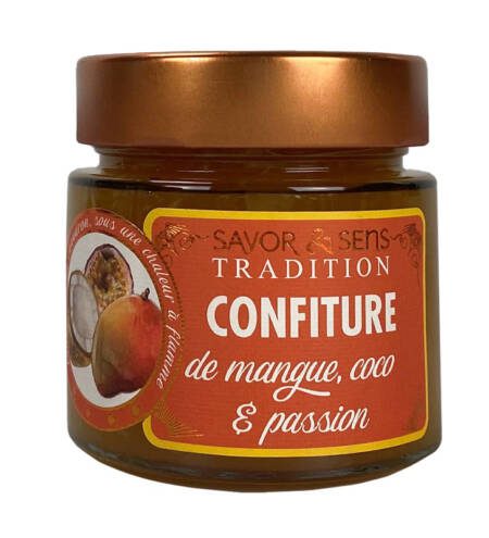 Džem z manga, kokosu a marakuji - 270 g