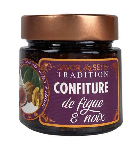 Džem z fíků a ořechů - 270g