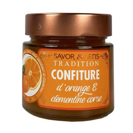 Korsická pomerančová a mandarinková marmeláda - 270g