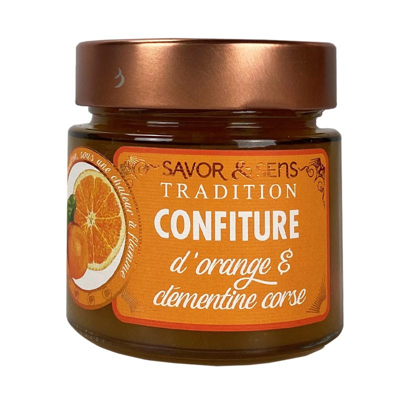 Korsická pomerančová a mandarinková marmeláda - 270g