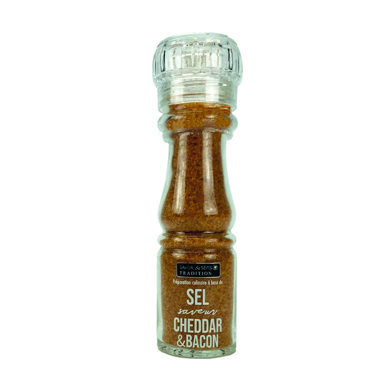 Čedarová sůl s příchutí slaniny - 145g