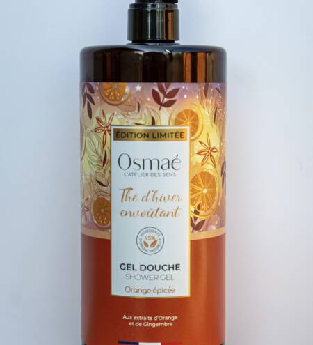 Osmaé Thé d’hiver envoûtant - sprchový gel - pomeranč & koření, limitovaná zimní edice -1l