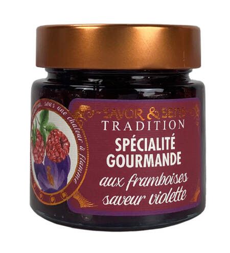 Džem malinová gurmánská specialita s fialkovou příchutí - 270 g