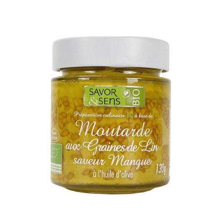 Hořčice mangovo - lněná - 190g