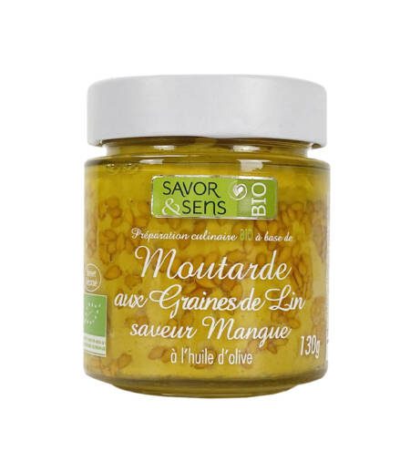 Hořčice mangovo - lněná - 190g