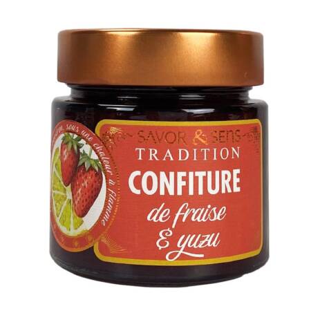 Džem jahodový s příchutí yuzu - 270 g