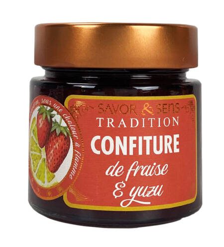 Džem jahodový s příchutí yuzu - 270 g