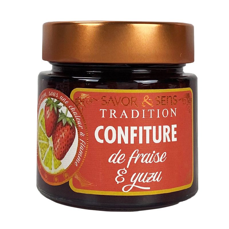 Džem jahodový s příchutí yuzu - 270 g