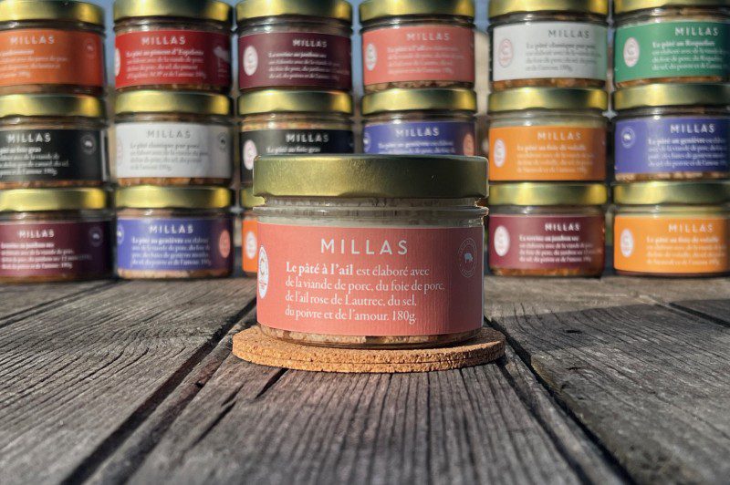 Millas Lautrec paštika z růžového česneku - 180 g