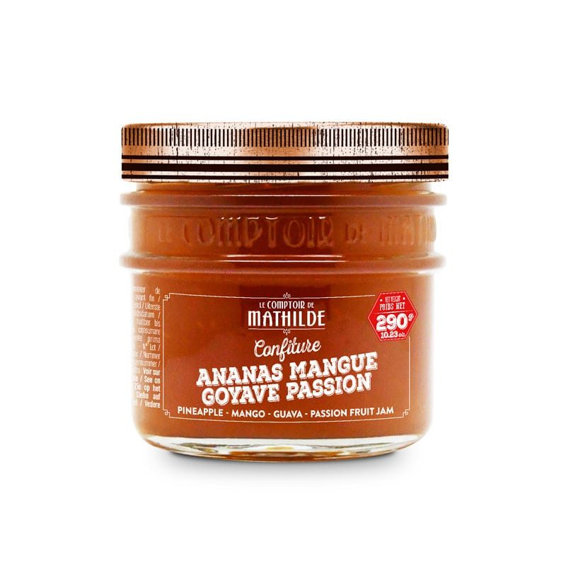Extra džem z ananasu, manga, guavy a mučenky - 290 g