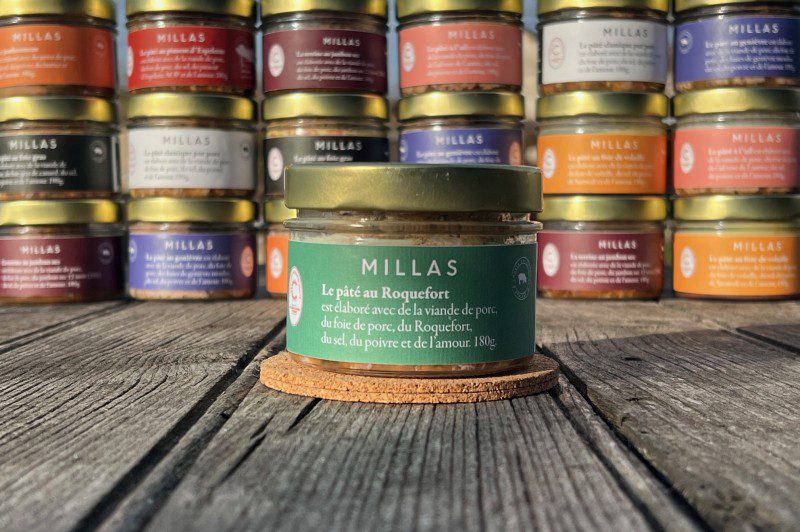 Millas paštika Roquefort - 180 g