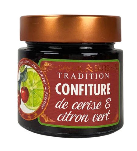 Džem z třešní a limetky - 270 g