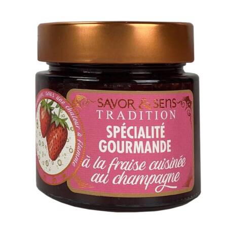 Džem jahody vařené v šampaňském - 270 g
