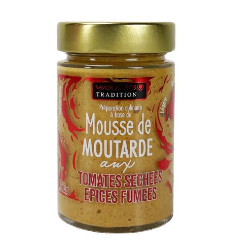 Hořčičná pěna se sušenými rajčaty a uzeným kořením -160g
