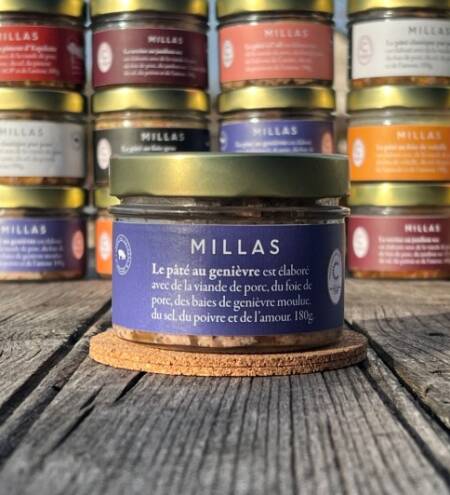 Millas paštika jalovcová - 180 g